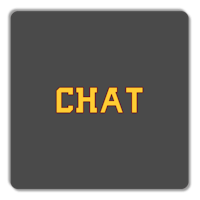 chat icon on a grey background